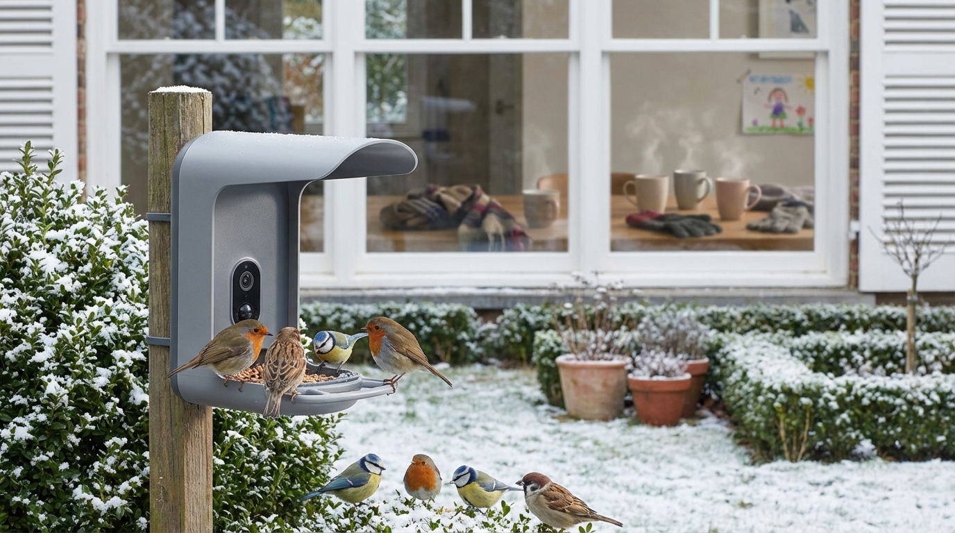 Cette mangeoire connectée a prouvé à une famille qu’elle ignorait tout des oiseaux de son jardin