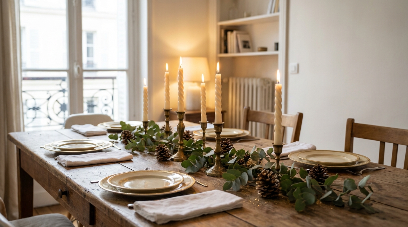 Cette table de Noël à moins de 50 € a bluffé tous mes invités (et j’aurais aimé connaître l’astuce avant)