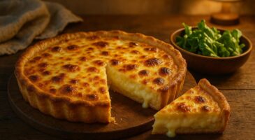 Cette tarte salée au fromage prête en 35 minutes va remplacer vos quiches habituelles tout l’hiver