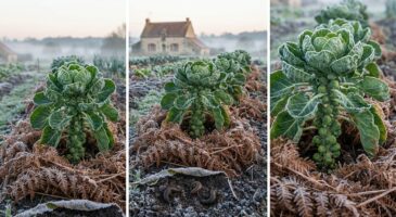 Choux de Bruxelles dévorés et gelés : ce paillis naturel gratuit et méconnu règle trois problèmes d’un coup