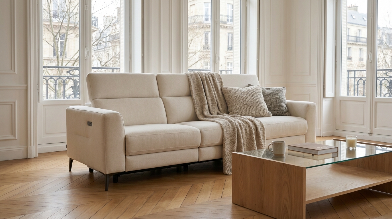 Conforama casse le prix de ce canapé relax électrique 3 places : pourquoi l&rsquo;offre sous 700 € affole les Français