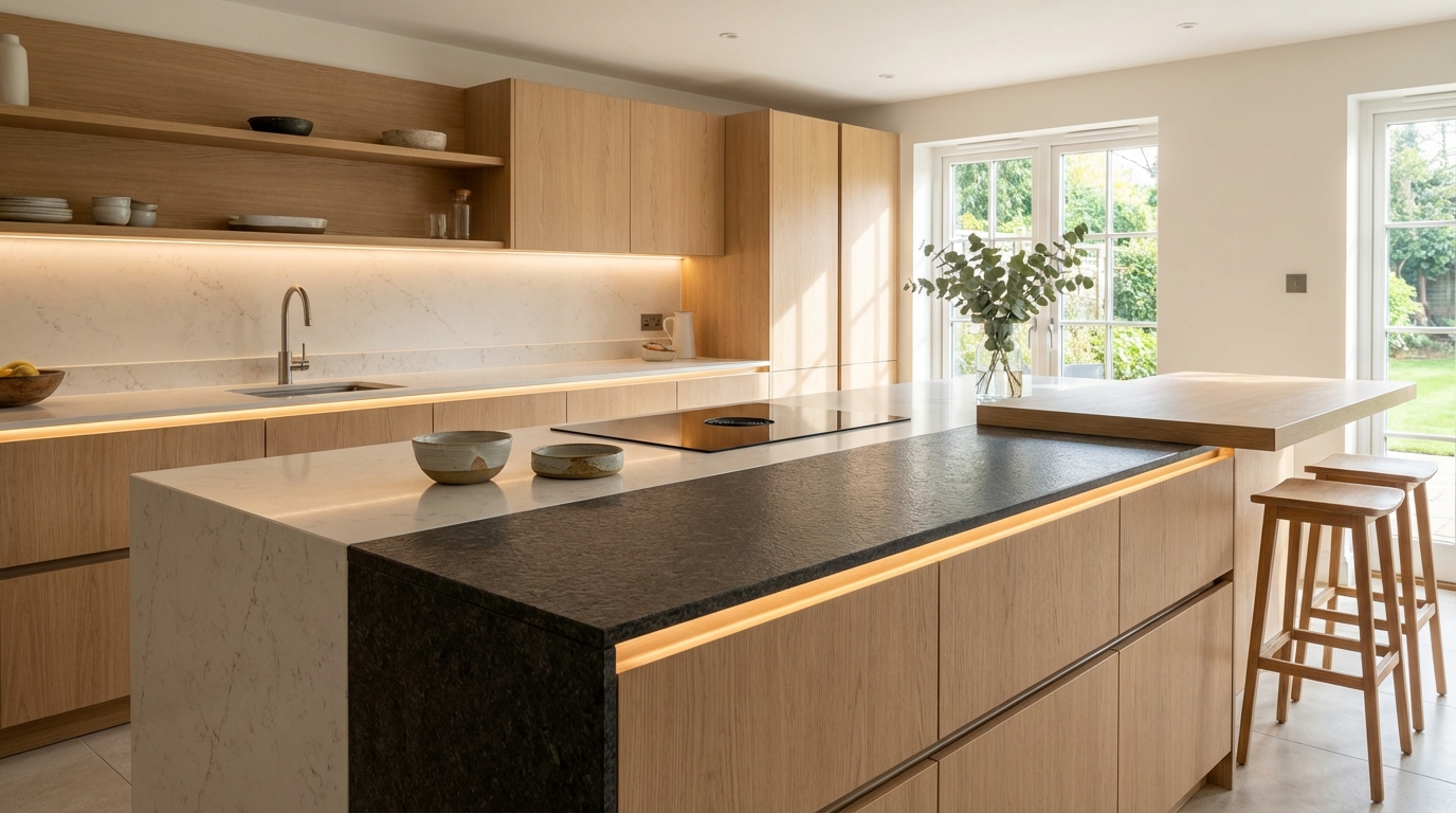 Cuisine 2026 : avant de choisir du marbre, regardez d’abord ces deux matériaux bluffants