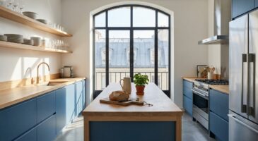 Cuisinistes : ils disent adieu aux placards suspendus et les remplacent par ces rangements inattendus