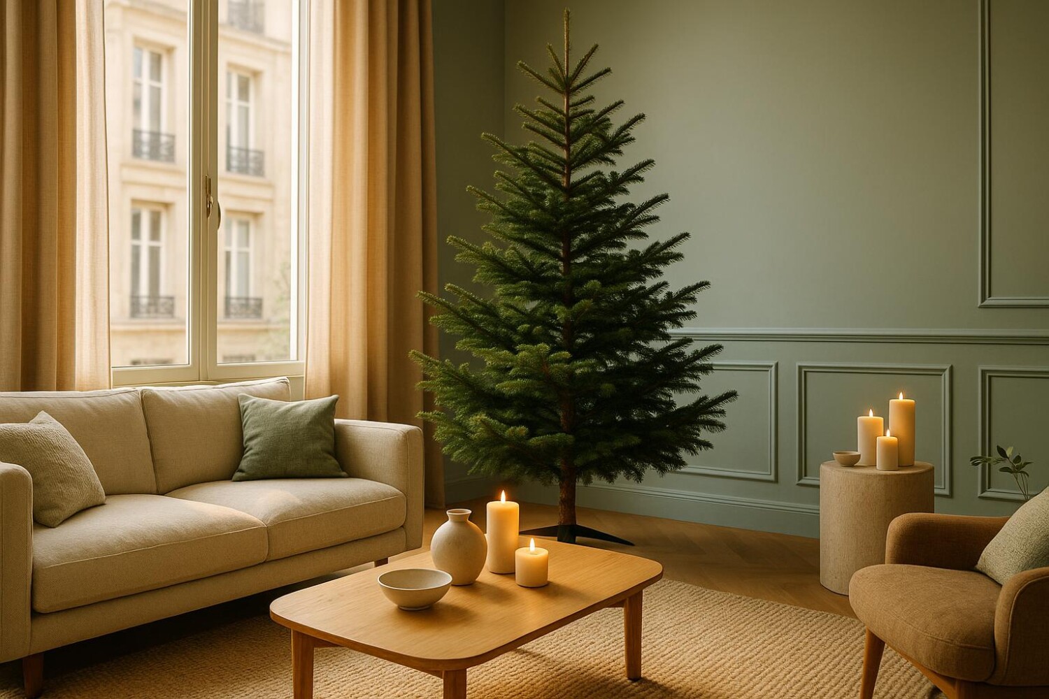 Déco de Noël : dans les intérieurs de luxe, ce détail végétal minimaliste ringardise tout le reste en 2025
