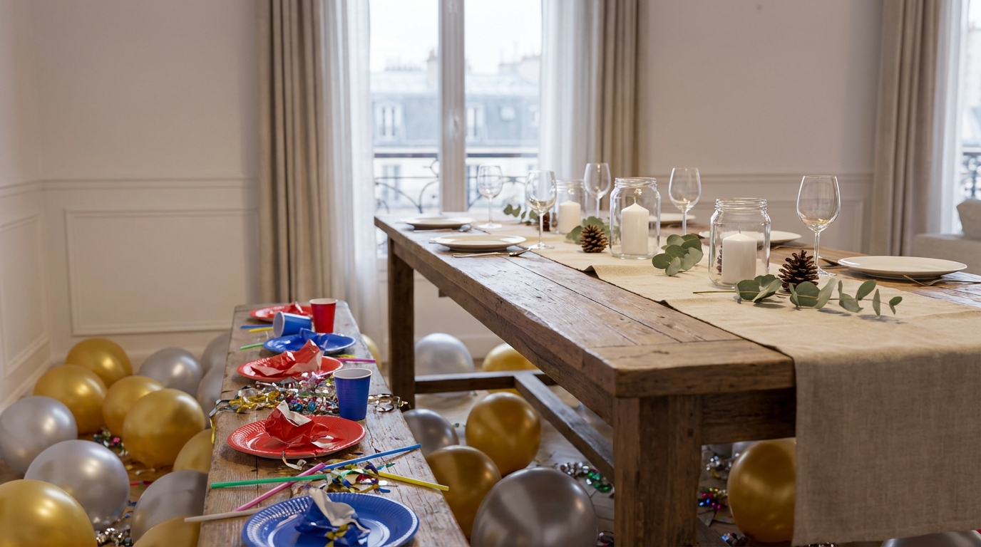 Déco du nouvel an : ce détail en plastique qui gâche tout (et l’astuce chic 2025 à moins de 10 €)