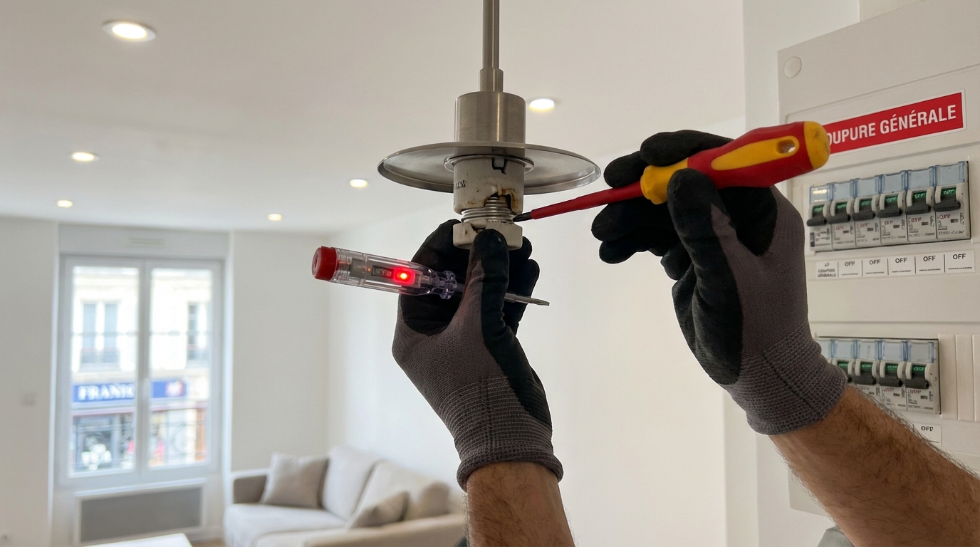 Électricité : ce réflexe au tableau que tout le monde oublie pour changer une douille cassée sans tout couper