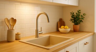 Évier de cuisine 2026 : si le vôtre est encore blanc ou noir, cette couleur venue du luxe va tout balayer