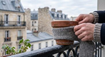 Flemme du voile d’hivernage ? ce vêtement oublié sauve vos plantes du gel en 1 minute seulement