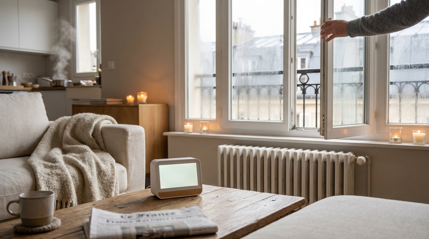 Hiver : ces habitudes qui rendent l’air de votre maison bien plus toxique que dehors (et comment réagir)