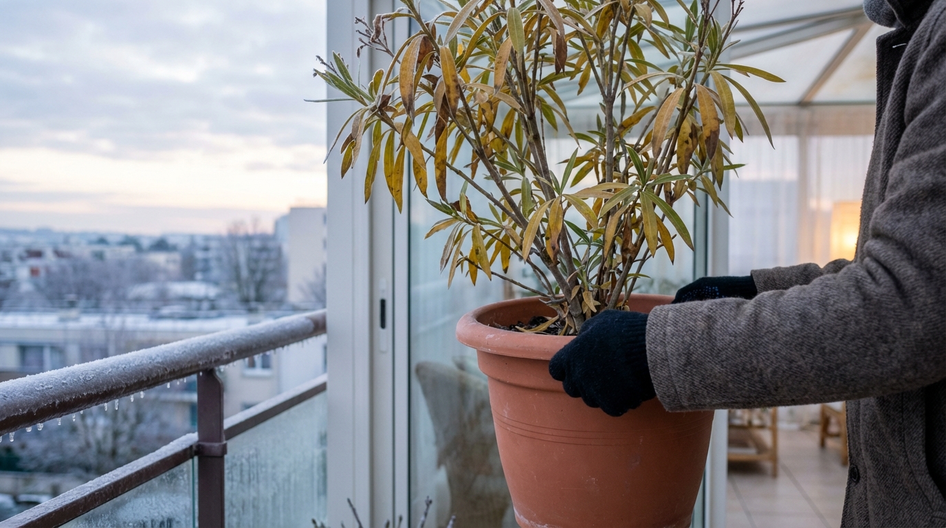 Laurier-rose qui jaunit après le gel : ce réflexe inattendu à avoir pour le sauver avant qu&rsquo;il ne dépérisse