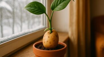 Ma plante d&rsquo;intérieur était foutue : cette astuce TikTok avec ce tubercule de la cuisine l&rsquo;a relancée