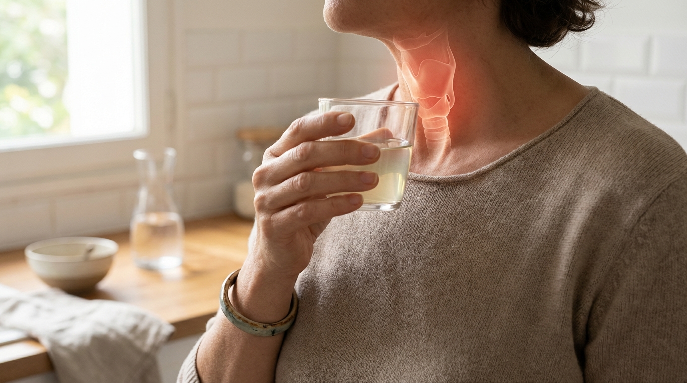 Mal de gorge : ce remède de grand-mère acide très répandu peut empirer vos douleurs sans prévenir