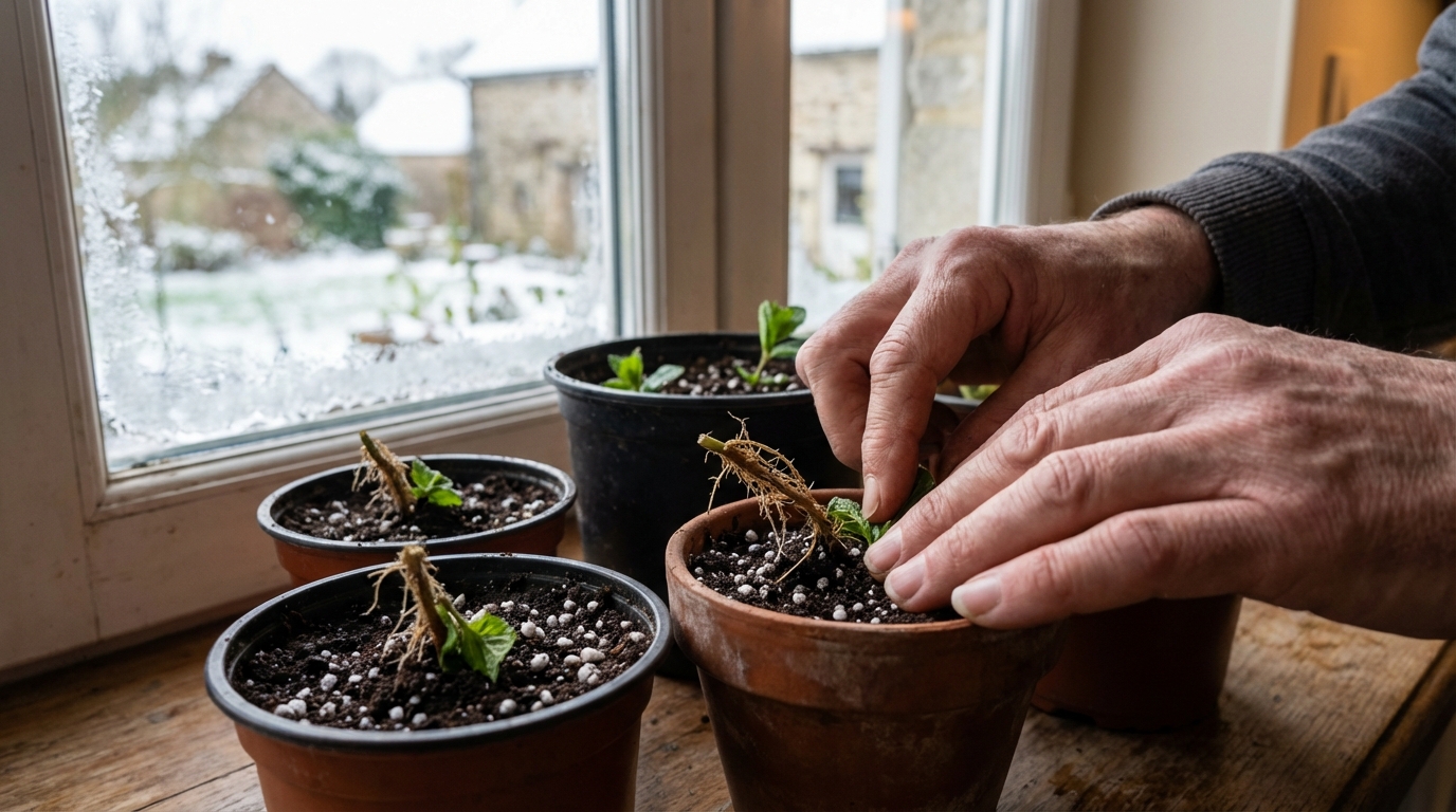 Menthe au jardin : ce geste à faire en décembre avec les racines pour éviter de tout racheter au printemps