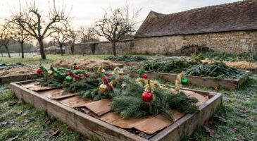 Ne les rangez surtout pas : ces décos de noël peuvent transformer votre potager et éviter bien des dégâts cet hiver