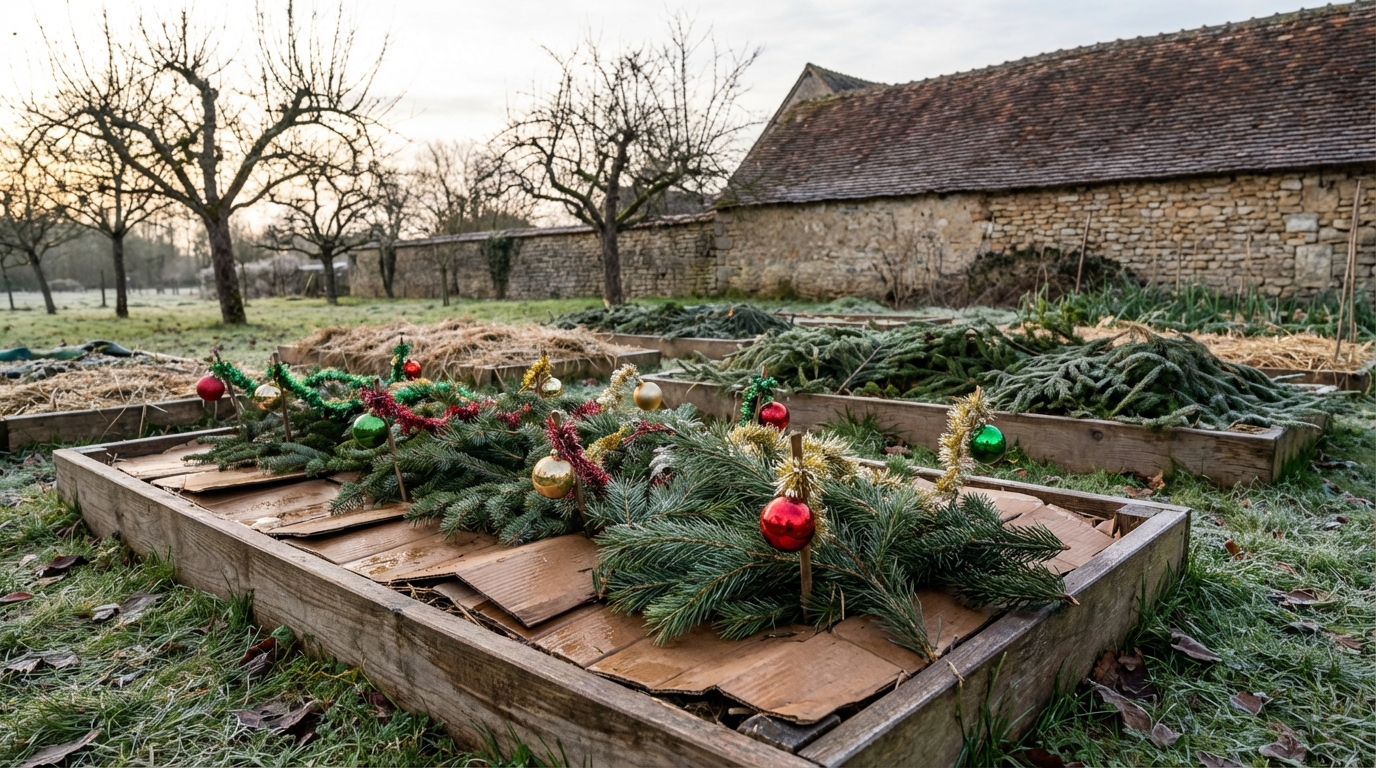 Ne les rangez surtout pas : ces décos de noël peuvent transformer votre potager et éviter bien des dégâts cet hiver