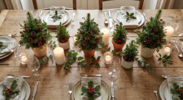 Noël 2025 : ces mini-sapins DIY ultra simples envahissent les tables, le secret à connaître avant le repas