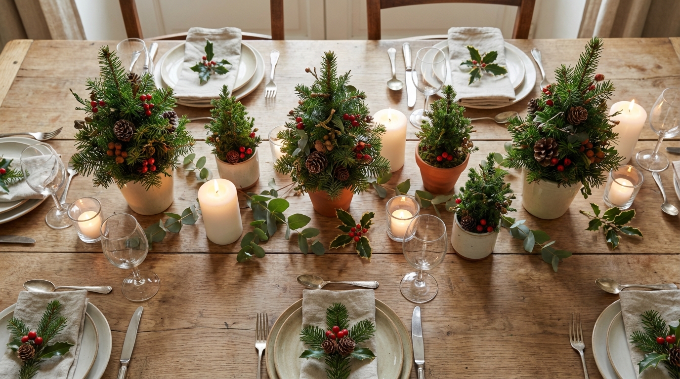 Noël 2025 : ces mini-sapins DIY ultra simples envahissent les tables, le secret à connaître avant le repas