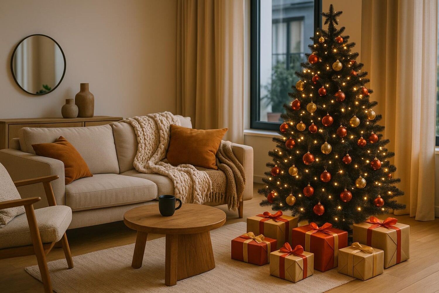 Noël : cette couleur de sapin ultra chic fait oublier le sapin naturel, les décorateurs la plébiscitent