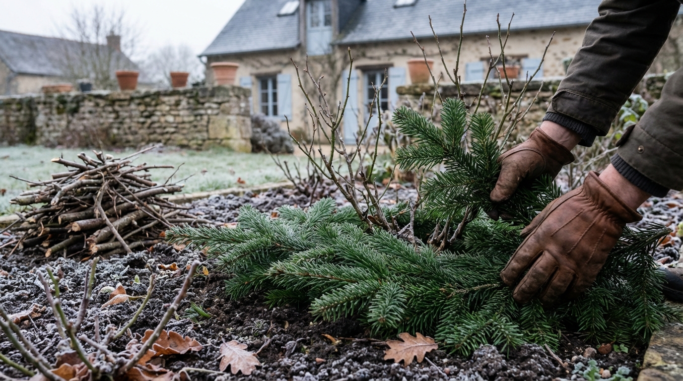 On le jette tous trop vite : ce sapin de Noël cache un pouvoir inattendu pour votre jardin