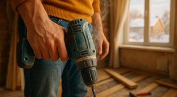 Perceuse qui chauffe et sent le brûlé : ce geste simple l’empêche de rendre l&rsquo;âme en plein bricolage cet hiver