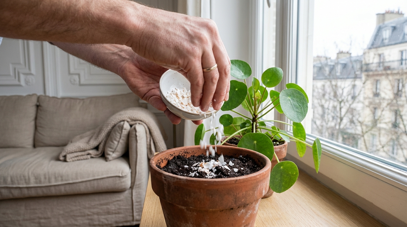 Plantes vertes qui dépérissent : ne jetez plus ce déchet de cuisine, il remplace l&rsquo;engrais chimique en hiver
