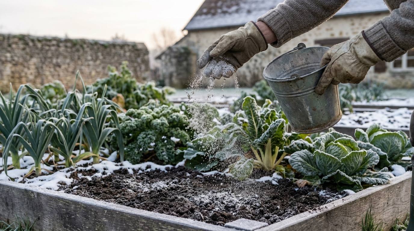 Potager gelé : ce résidu du poêle peut relancer vos cultures fin d’hiver (mais gare à cette erreur fréquente)