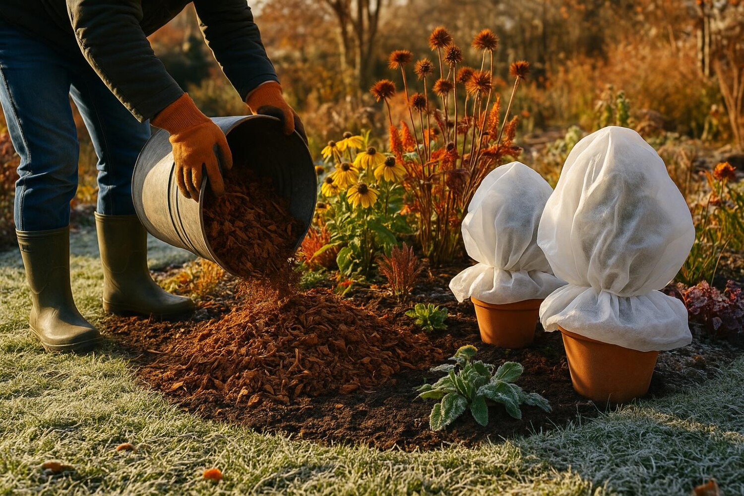 Protéger vos vivaces du gel : ces 3 gestes à faire dès maintenant, le dernier change tout cet hiver