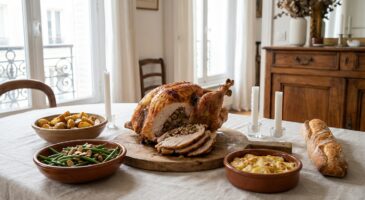 Repas de fêtes : cette dinde farcie aux marrons express évite la galère en cuisine et bluffe vos invités