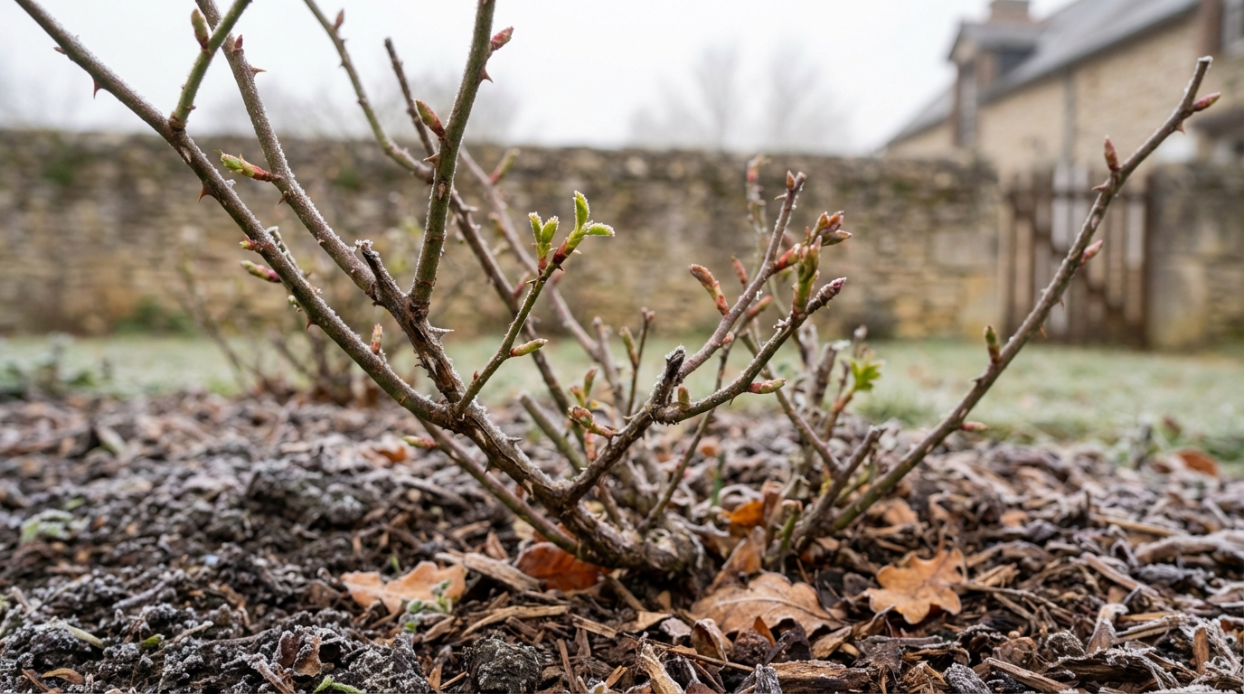 Rosier : si de jeunes pousses sortent en plein hiver, ce geste courant peut littéralement tuer votre plante