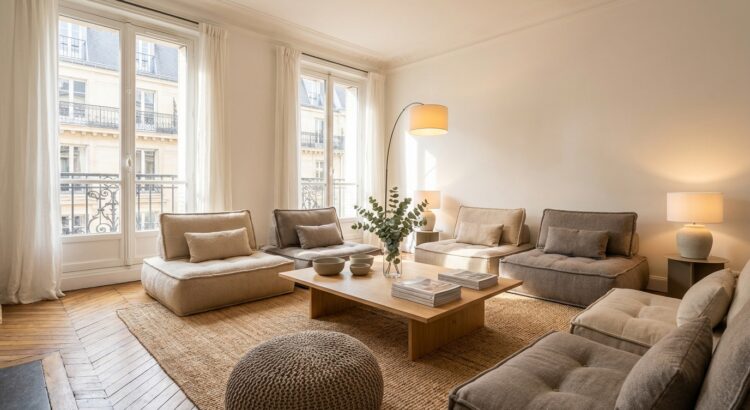 Salon sans canapé : cette solution modulable et conviviale s’impose partout et va bouleverser vos soirées