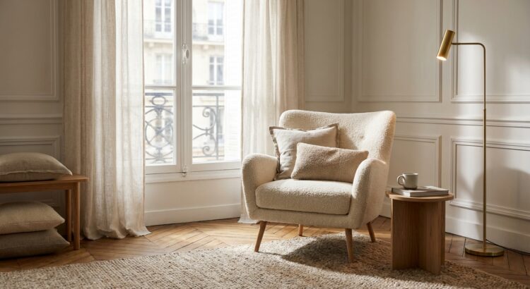 Sweeek brade ce fauteuil cocooning scandinave en bouclette à moins de 200 € et il pourrait vite disparaître