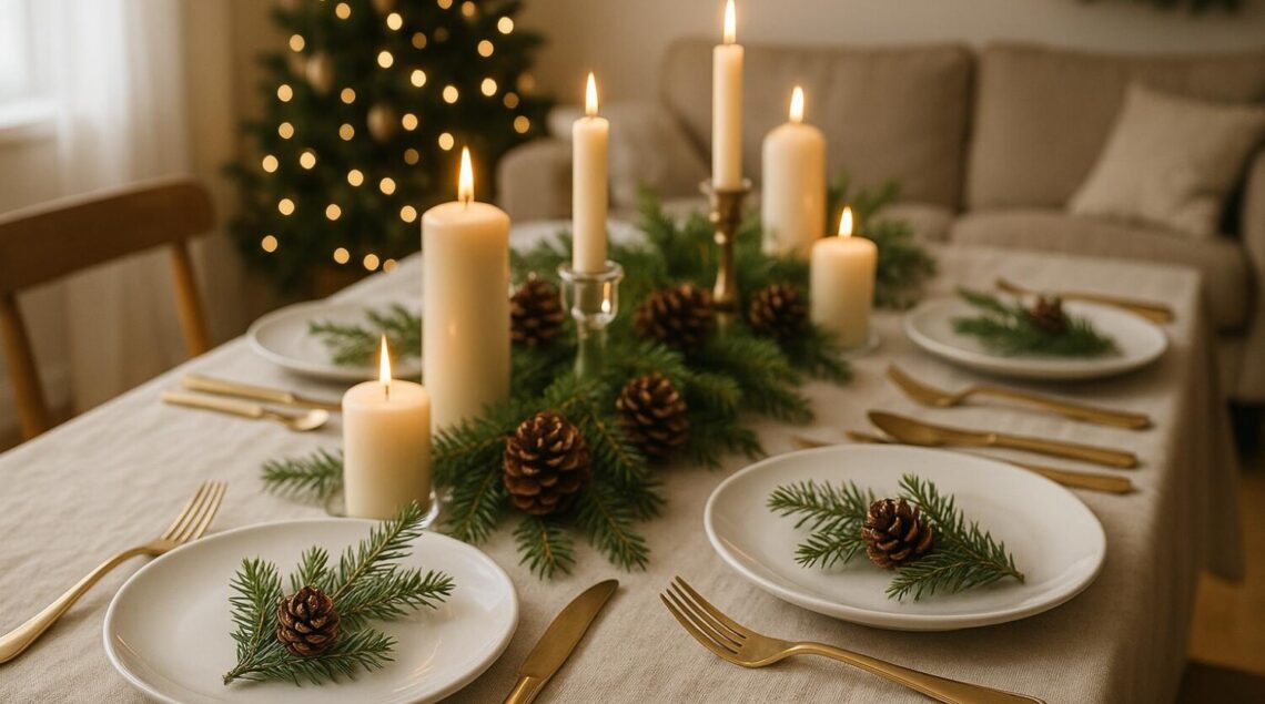 Table de Noël : cette astuce mini-budget avec ce basique de votre vaisselle change tout, les stylistes l’adorent