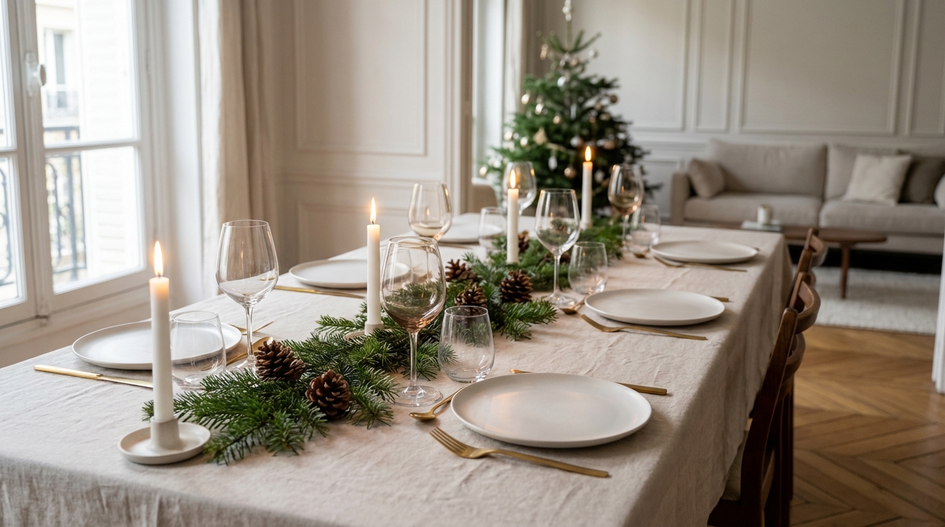 Table de Noël chic à moins de 15 € : cette décoratrice révèle la méthode express que personne n’utilise