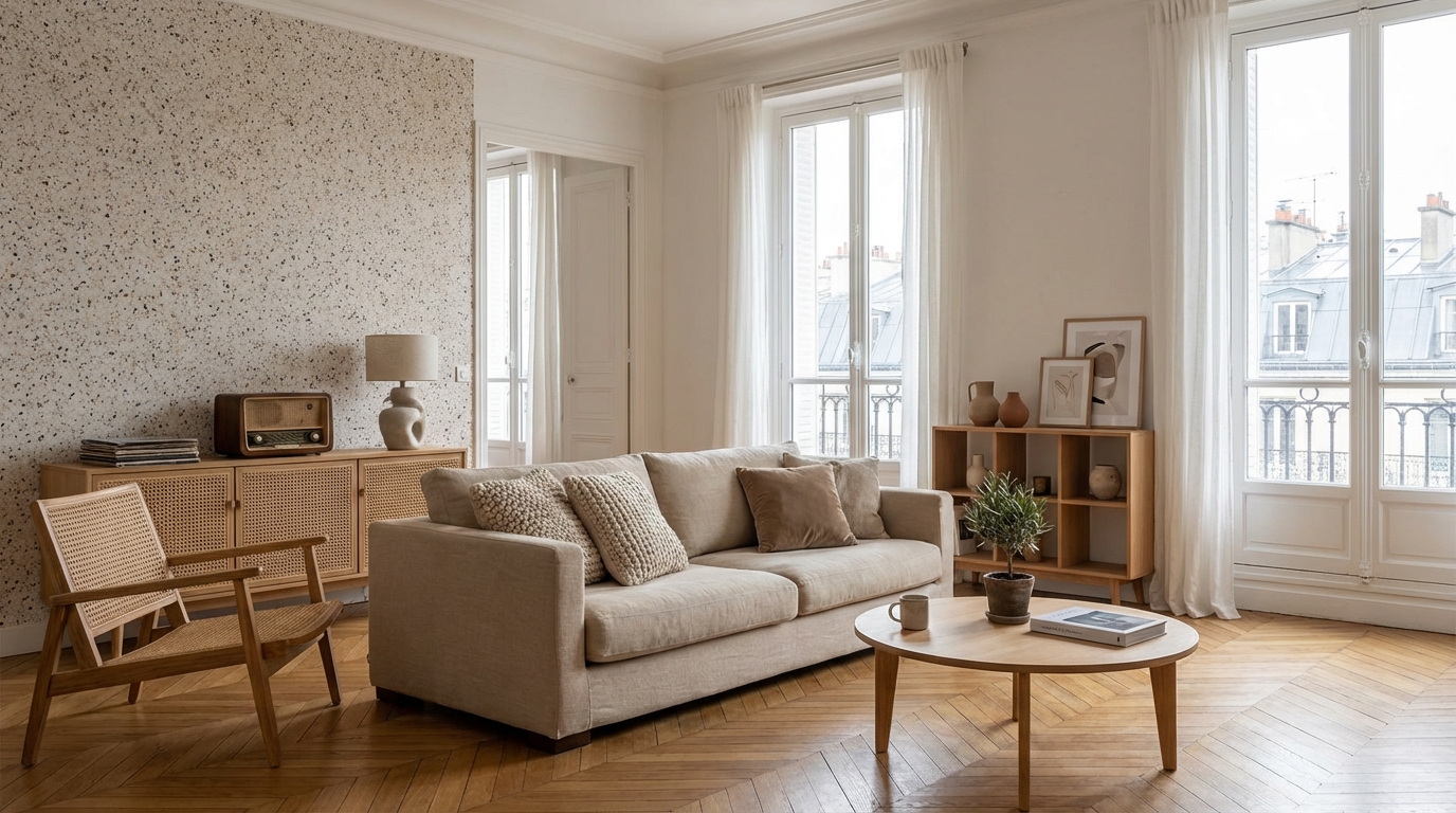 Terrazzo, cannage, maximalisme : ces tendances déco 2025 feront ringard en 2026 et plombent déjà votre salon