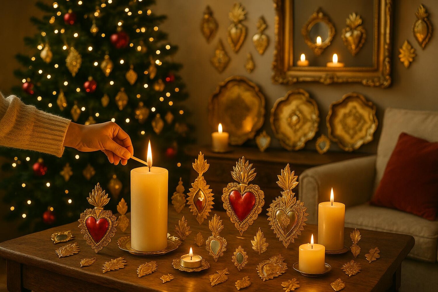 Voici ces pièces Boncœurs qui sauvent la déco de Noël sans l’encombrer et réveillent des souvenirs d’enfance