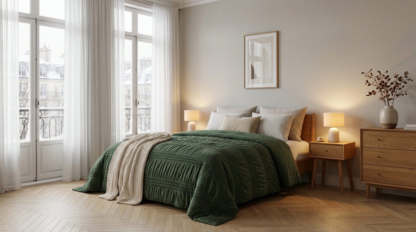 voici le couvre-lit Maisons du Monde à 62 € qui affole les frileux et soulage la facture de chauffage