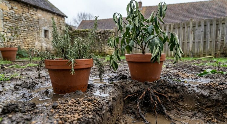 Vos plantes s’effondrent d’un coup en hiver ? ce piège caché dans le sol que vous aggravez sans le savoir