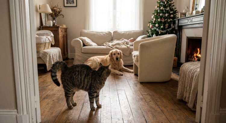 Votre chat en panique à chaque nouveau venu à la maison : ces gestes simples avant qu&rsquo;il ne griffe tout le monde