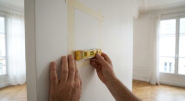 Accrocher un cadre droit du premier coup : ce simple ruban évite le mur en gruyère et peut sauver votre caution
