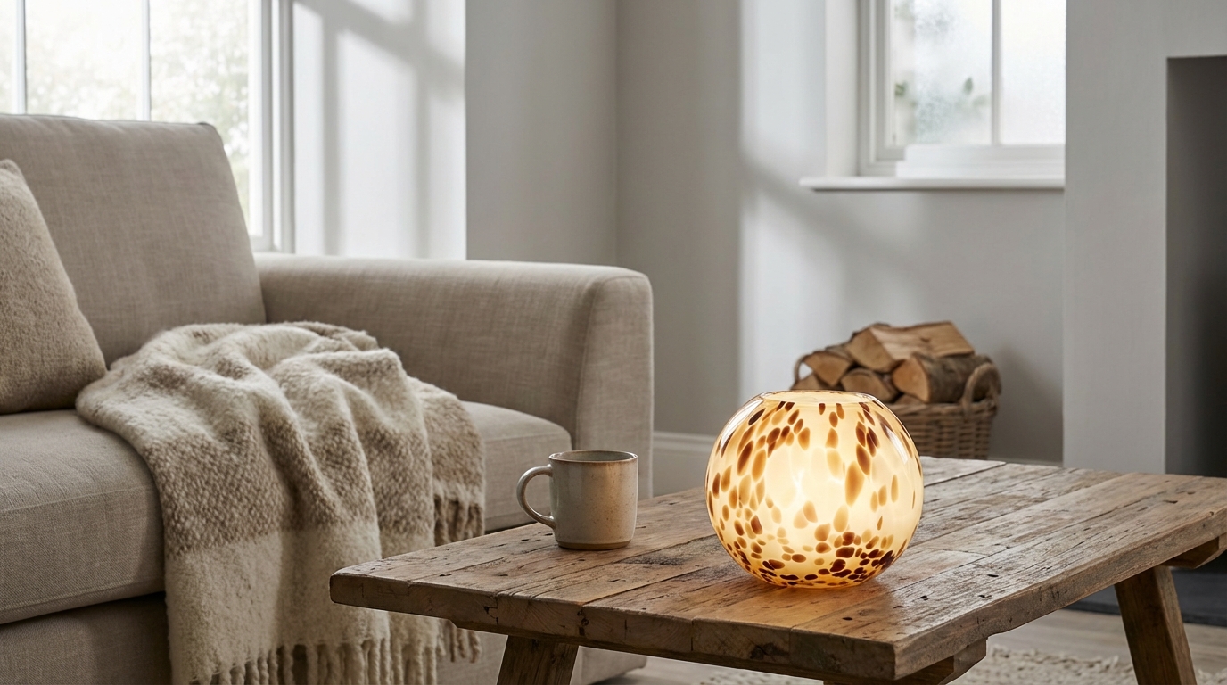 Action : cette lampe en verre à 2,99 € réchauffe le salon en hiver, son secret sans fil surprend tout le monde