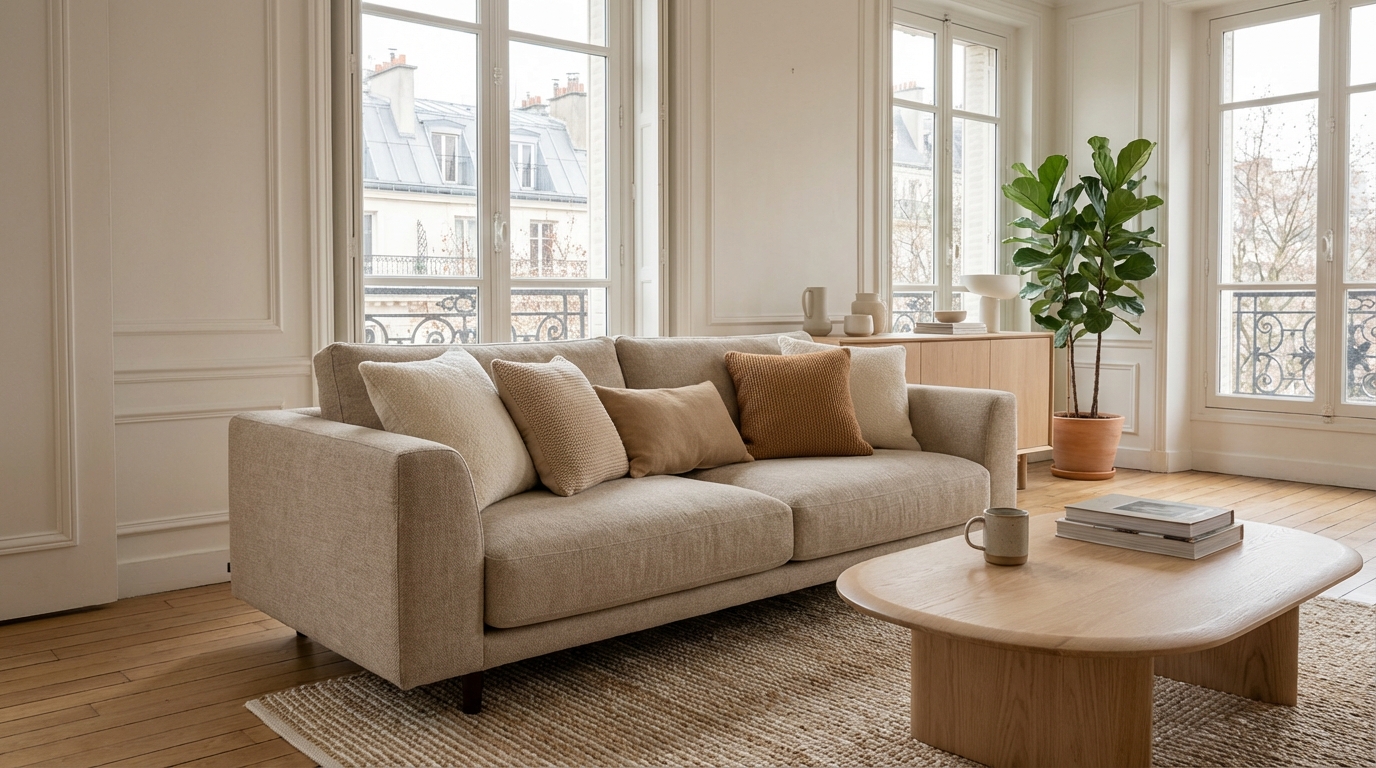 Alinéa : ce tapis en jute et coton recyclé à 69 € réchauffe le salon, rupture de stock en vue