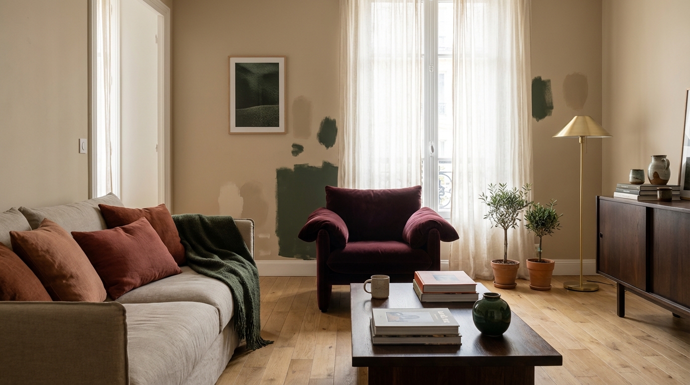 Après le millennial grey, cette couleur bien-être étouffe déjà vos salons en 2026 sans que vous le réalisiez