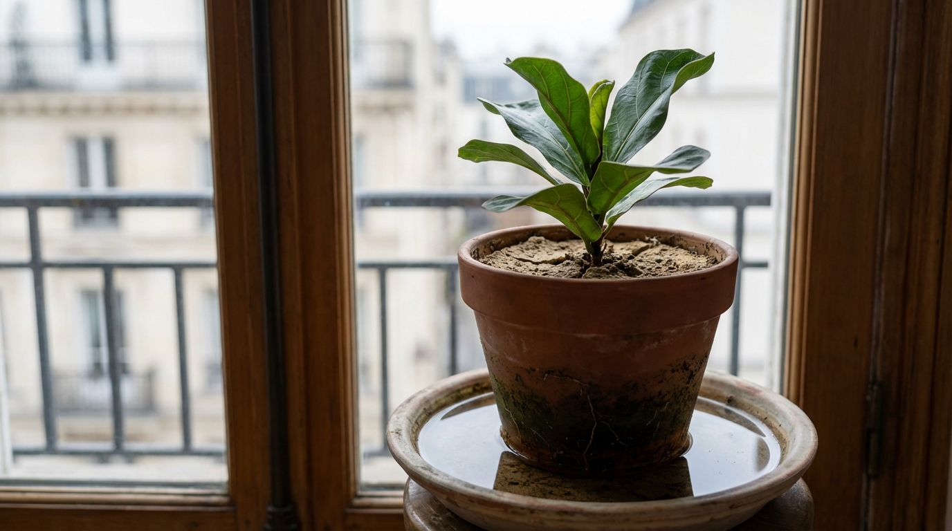 Arroser un peu vos plantes l’hiver : cette habitude rassurante qui détruit en silence vos racines sans prévenir