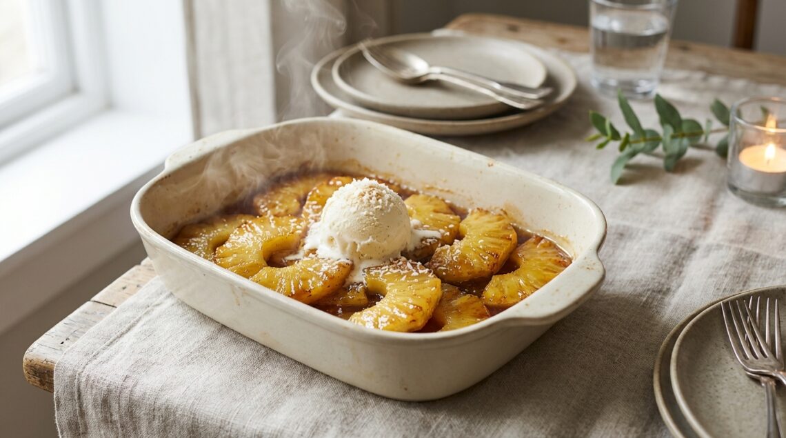 Ce dessert chaud-froid au fruit exotique vanillé va transformer vos soirées d’hiver en véritable voyage en 20 minutes