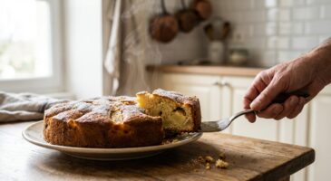 Ce gâteau pommes-yaourt ultra moelleux qui embaume la maison cache une astuce toute simple pour affronter l’hiver