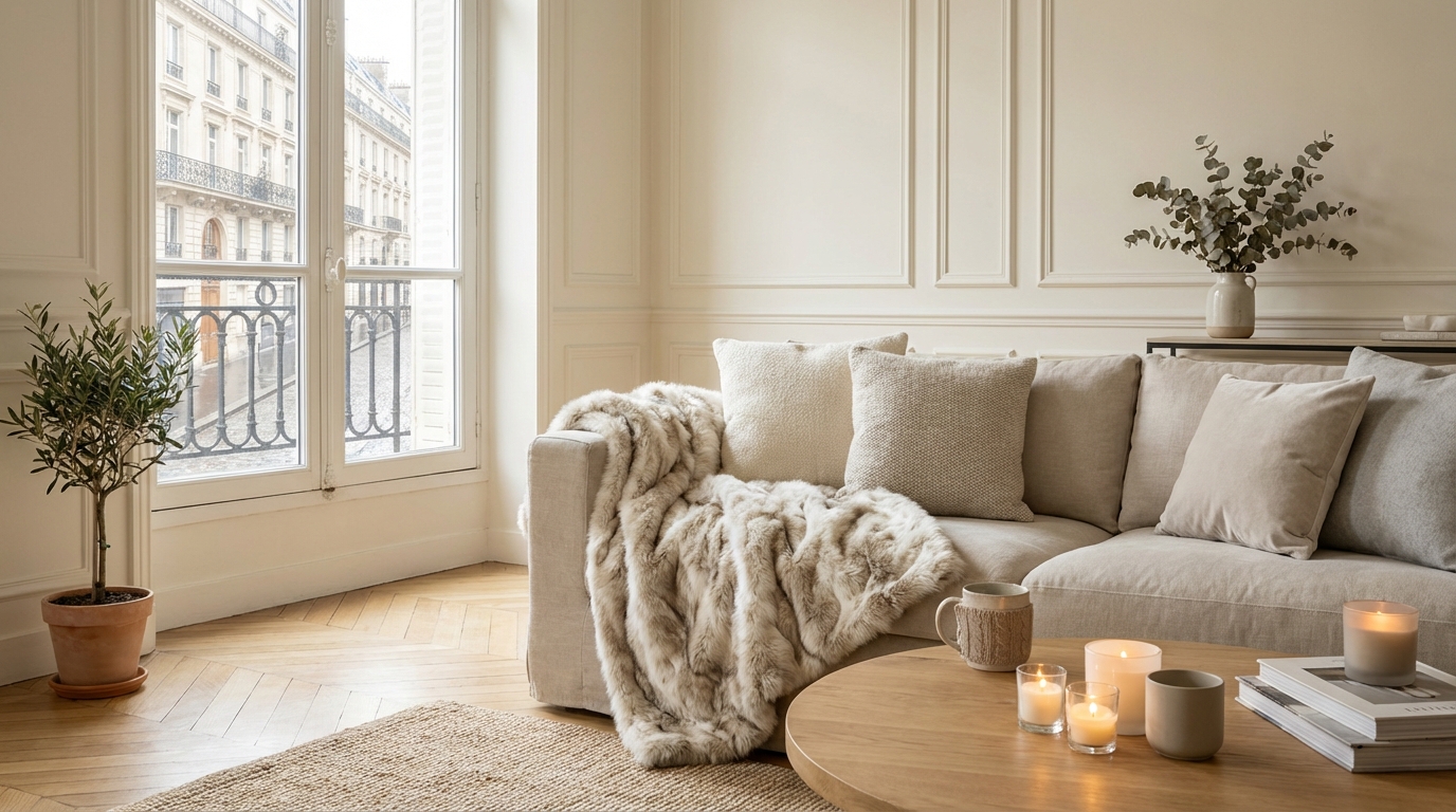 Ce plaid en fausse fourrure chez Action transforme le salon en cocon chic pour moins de 18 €, mais pas pour longtemps