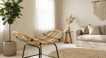 Ce tabouret en rotin a tout d&rsquo;une icône du design, les fans de déco se l&rsquo;arrachent pour son prix inattendu
