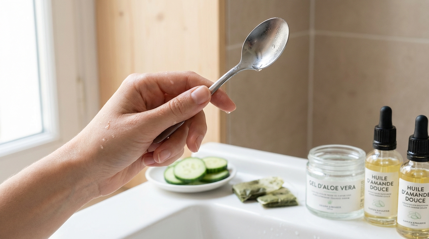 Cernes et poches sous les yeux : ces 5 gestes naturels du matin que presque tout le monde fait à l&rsquo;envers