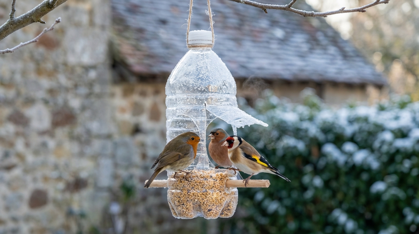 Cet emballage en plastique peut sauver les oiseaux de votre jardin tout l’hiver, mais personne n’y pense