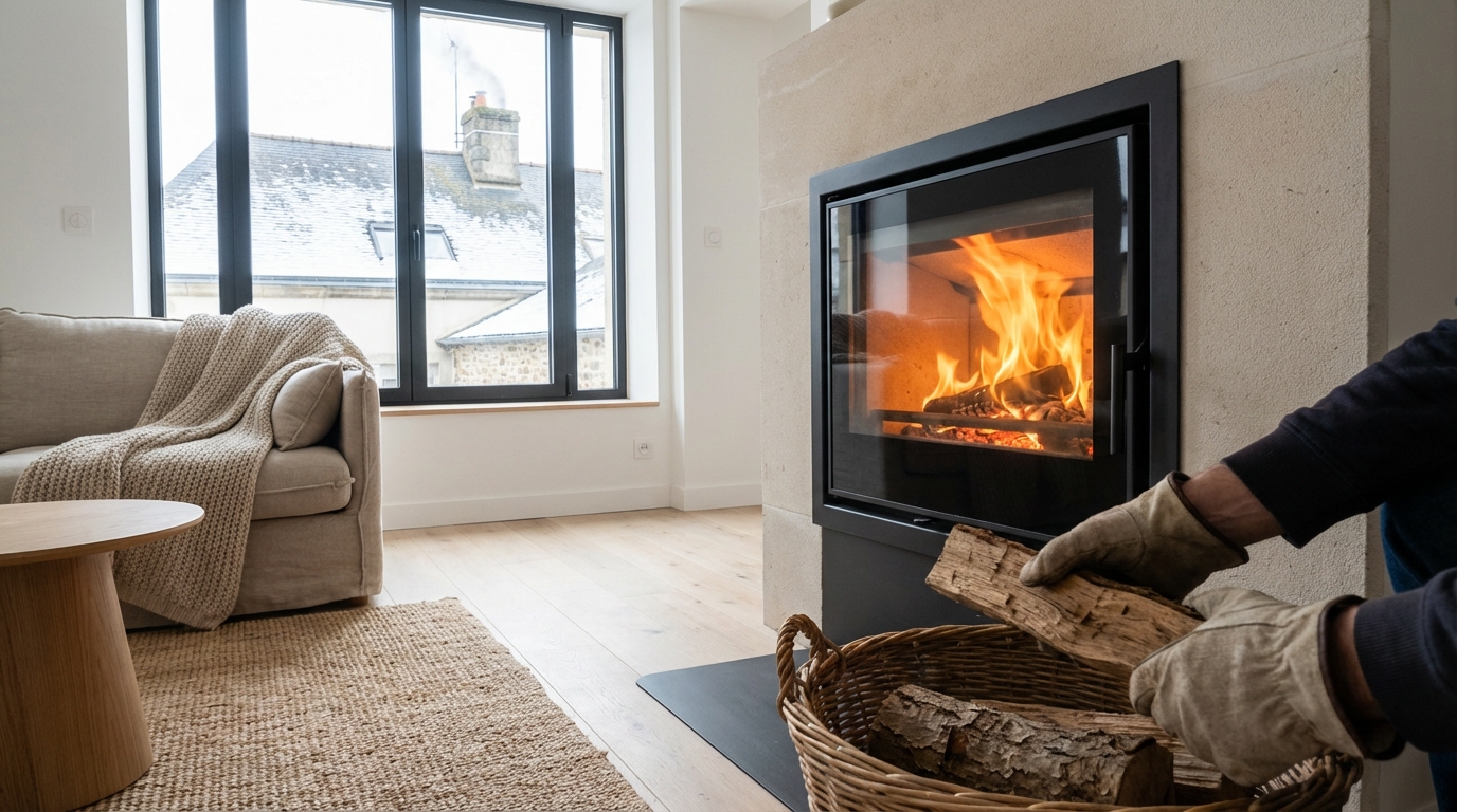 Cheminée ou poêle à bois : cette astuce avec vos bûches évite de faire exploser votre empreinte carbone cet hiver